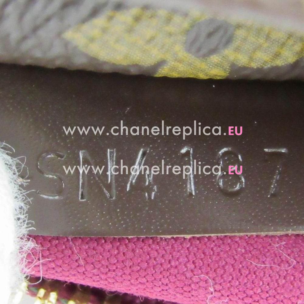 Louis Vuitton Embosses Logo Calfskin Tote Miroir Bag Magenta M54640