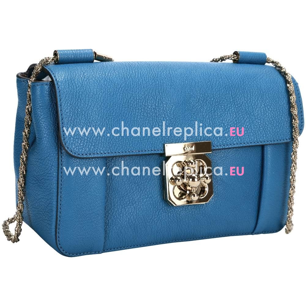 Chloe Elsie Goatskin Bag In Blue C5722669