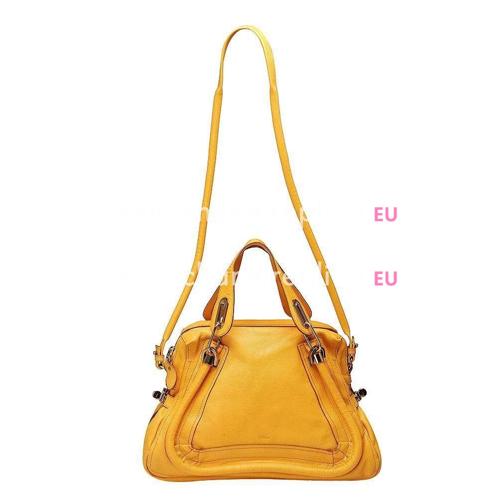 Chloe It Bag Party Caviar Calfskin Bag In Sun Yellow C5108718