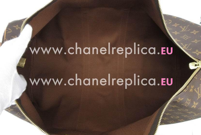 Louis Vuitton Monogram Canvas Keepall 55 With Shoulder Strap M41414