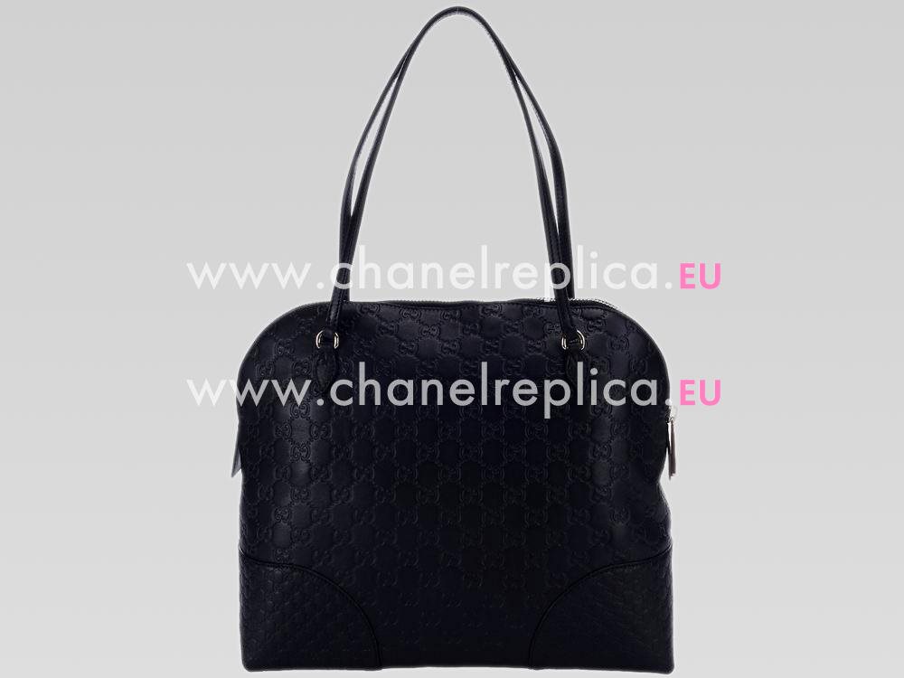 2013 Gucci Bree Classic GG Jacquard-weave Fabric Black G467830