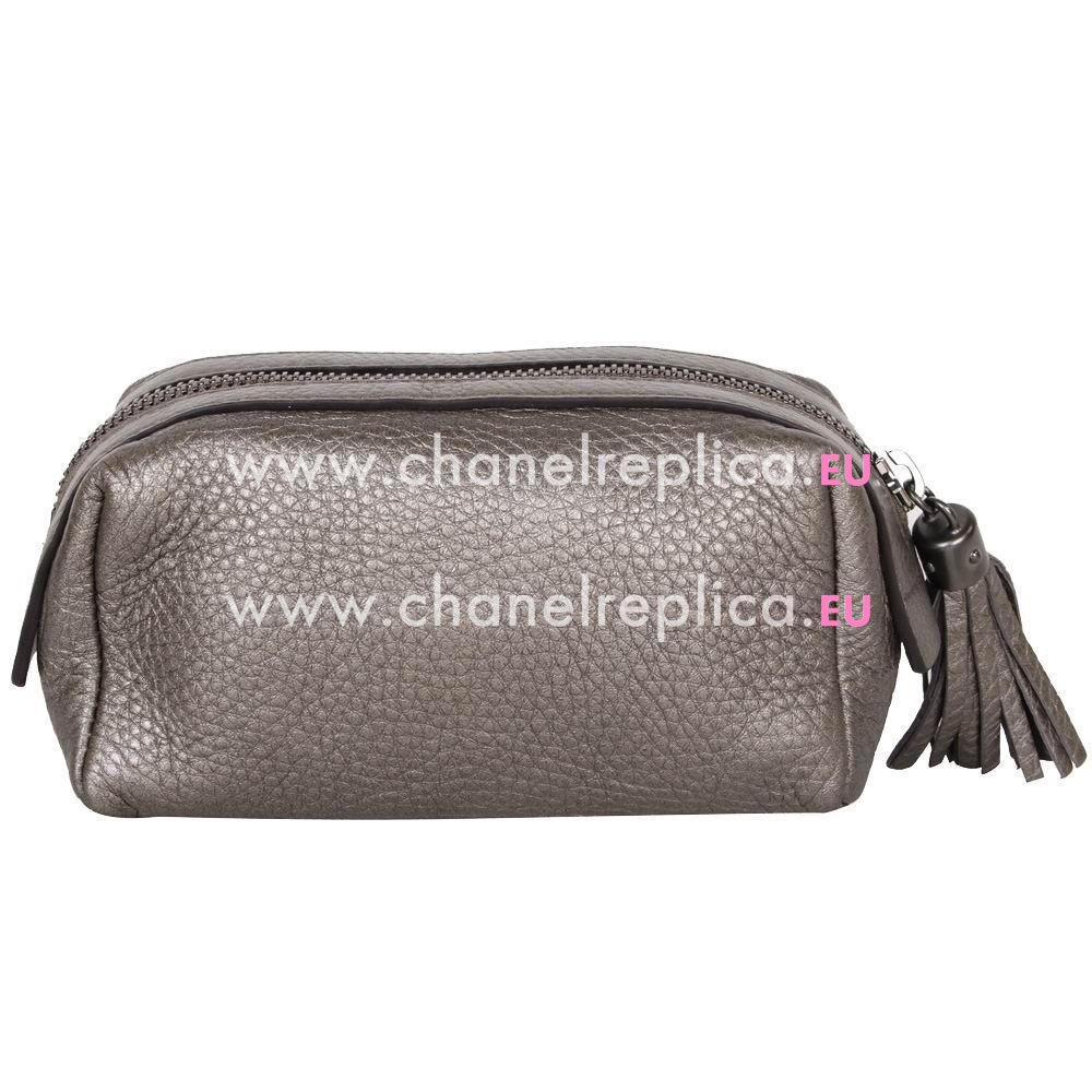 Gucci SOHO GG Calfskin Leather Bag In Bronze Golden G554911