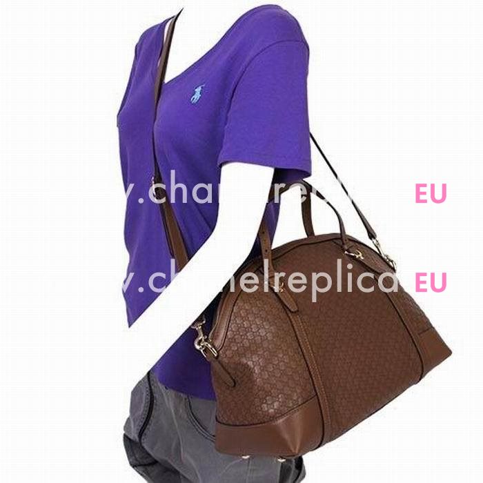 Gucci Emily Guccissima Calfskin Bag In Coffee G5291331