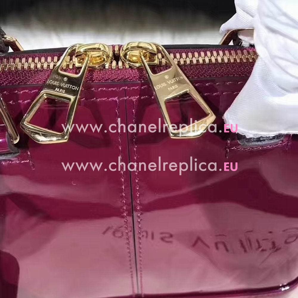 Louis Vuitton Monogram Vernis Leather Alma BB Crossbody Bag M54785