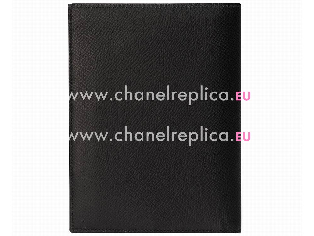 Hermes Epsom Leather Long Wallet Black H524F9