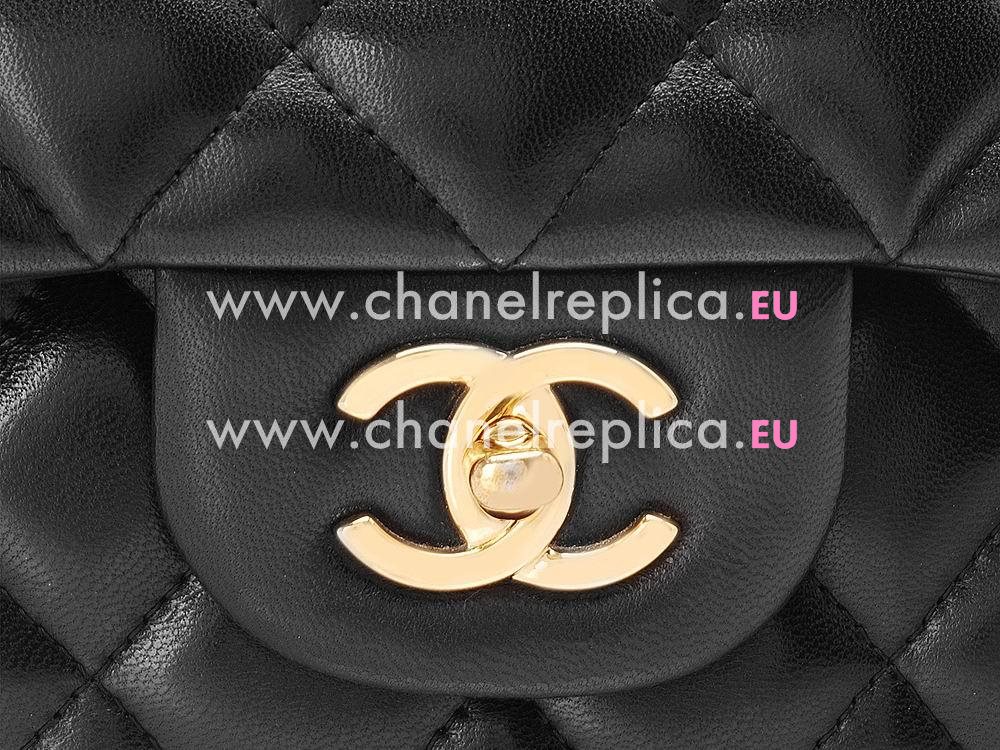 Chanel LambskinJumbo Double Flap Bag Black(Golden) A50995BL