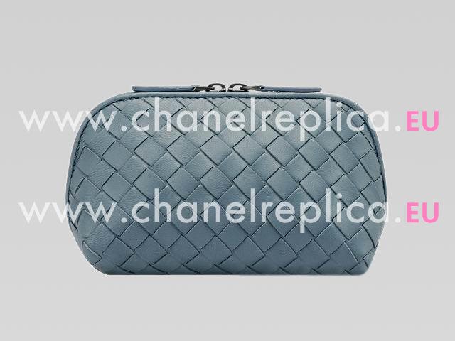 Bottega Veneta Intreciatto Nappa Weave Sky-Blue BGV41474