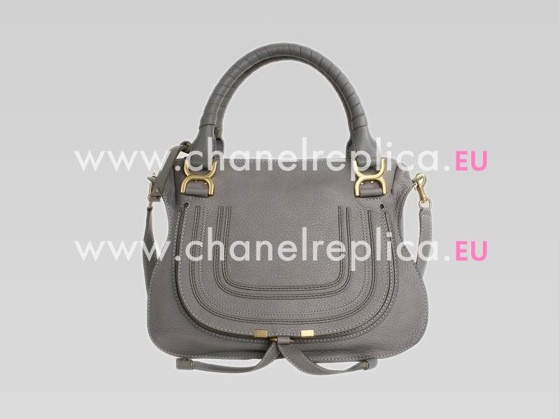 CHLOE Medium Marcie Double Handle Bag Cashmere Grey C456479