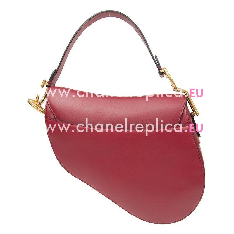 Christian Dior Saddle Bag In Red Calfskin M0446CWGHM41R