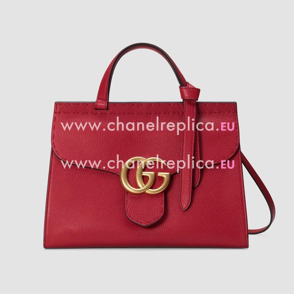 Gucci GG Marmont leather top handle Bag 421890 A7M0T 6339