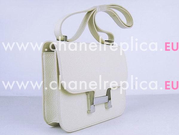 Hermes Constance Bag Micro Mini Off-white(Silver) H1017OWS