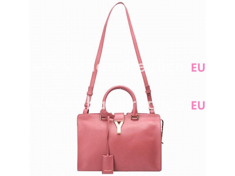 YSL Petit Cabas Chyc Y Calfskin Doctor Small Bag Rose Pink YSL522443