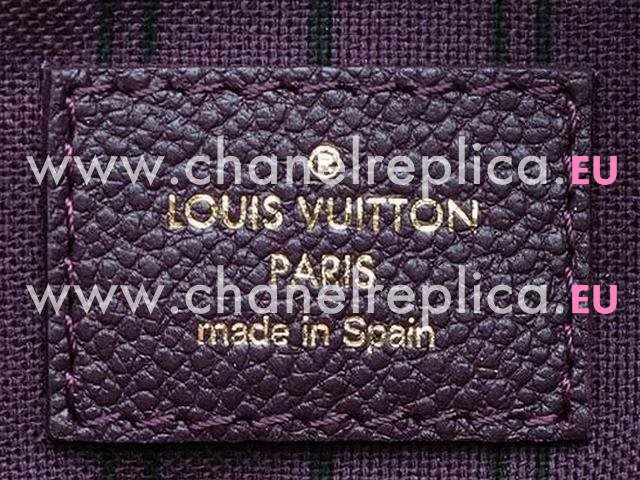Louis Vuitton 2013 Monogram Empreinte Artsy MM Dark Purple M93828