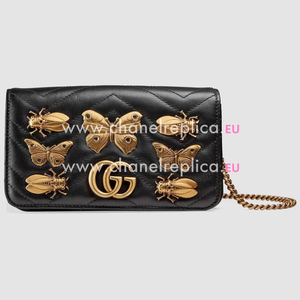Gucci GG Marmont animal studs mini bag 488426 D8GZT 1000