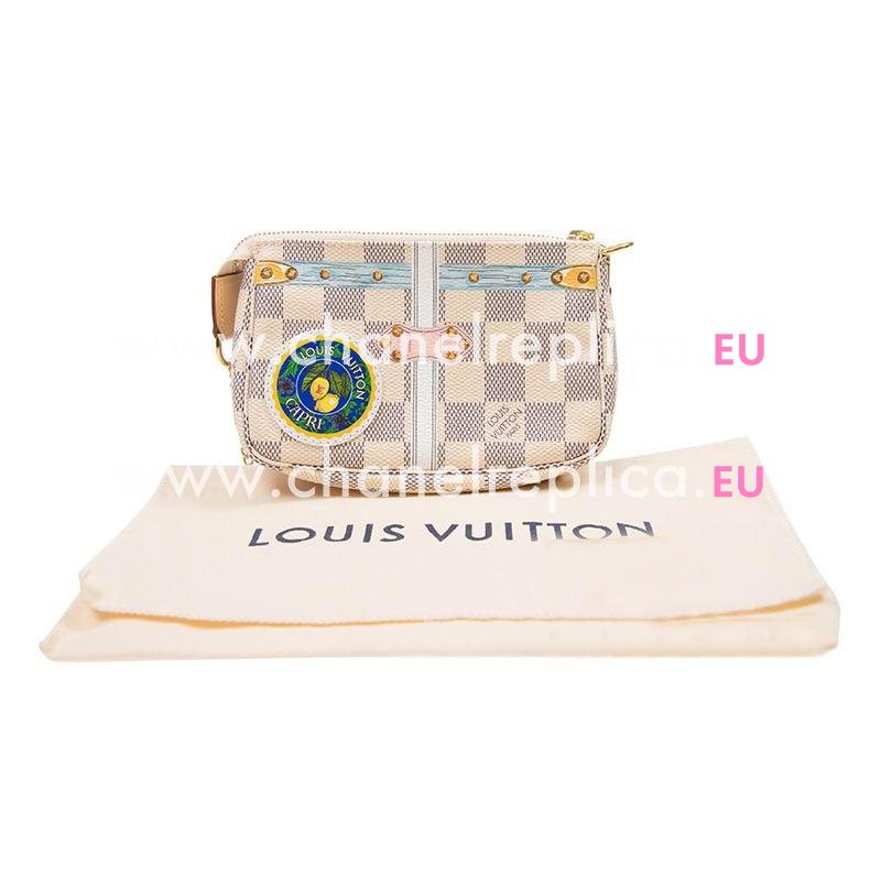 Louis Vuitton Damier Azur Mini Pochette Accessoires N61001