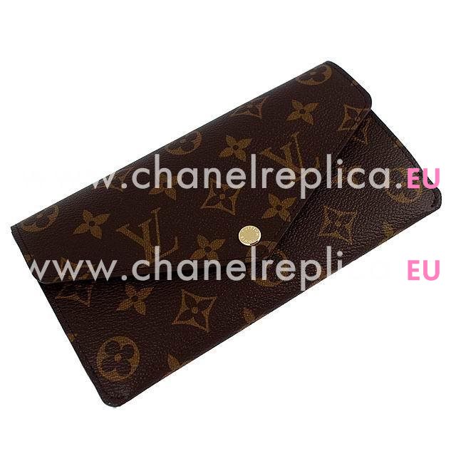 Louis Vuitton Classic Monogram Purse Fuchsia M62155