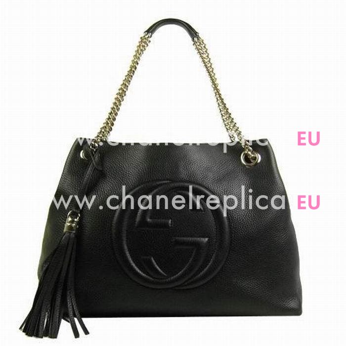 Gucci Soho GG Calfskin Bag Black G5229465