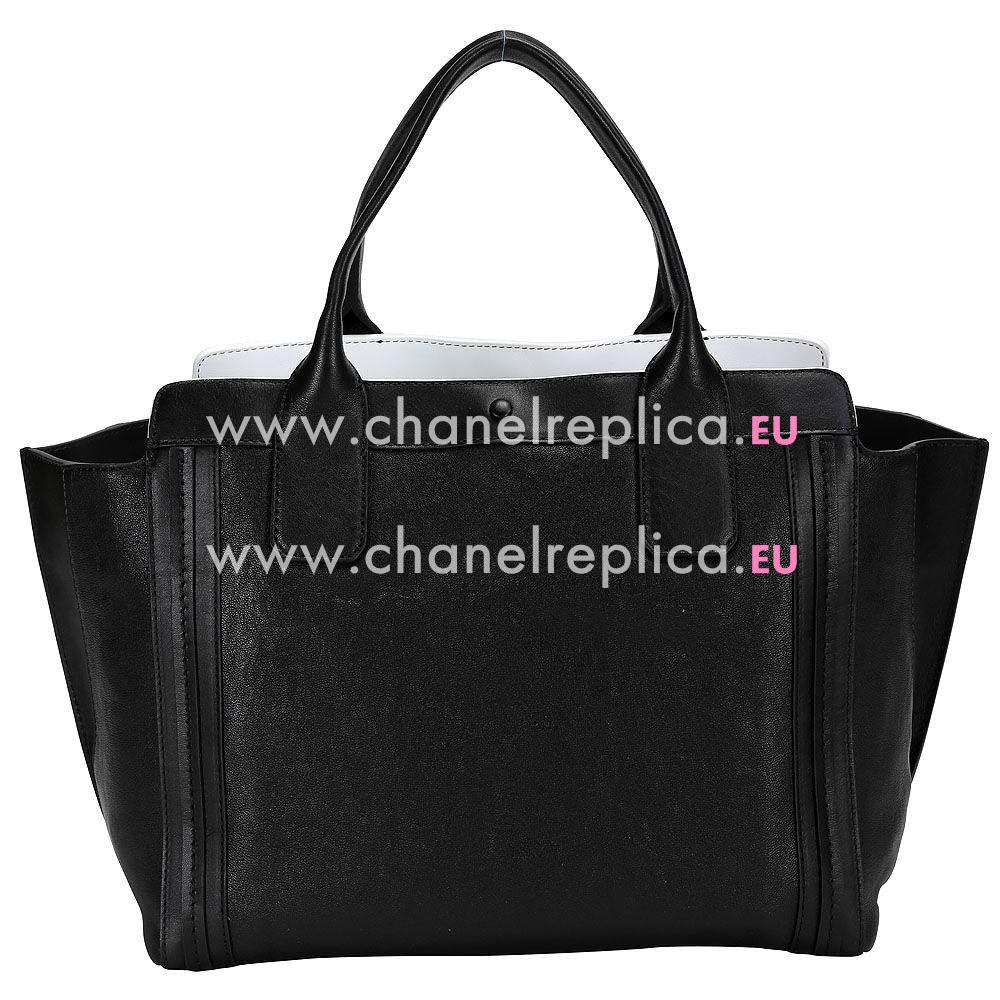Chloe Alision SHEEPSKIN Chamois Calfskin Bag In Black C5344988