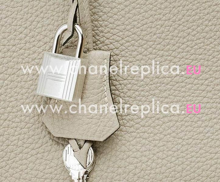 Hermes Birkin 30 Clemence Leather Elephant Grey(Silver) H1042EG