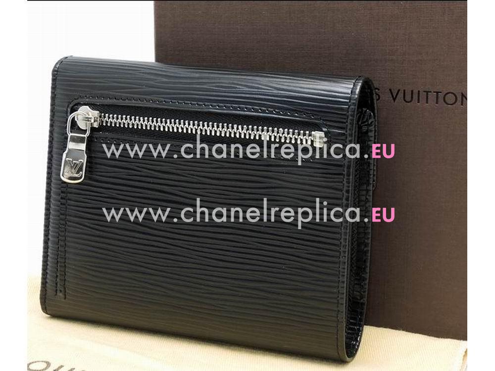 LOUIS VUITTON EPI LEATHER KOALA WALLET BLACK M58012