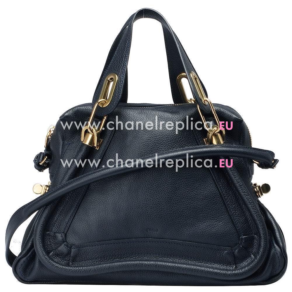 Chloe It Bag Party Caviar Calfskin Bag In Navy blue C5212053