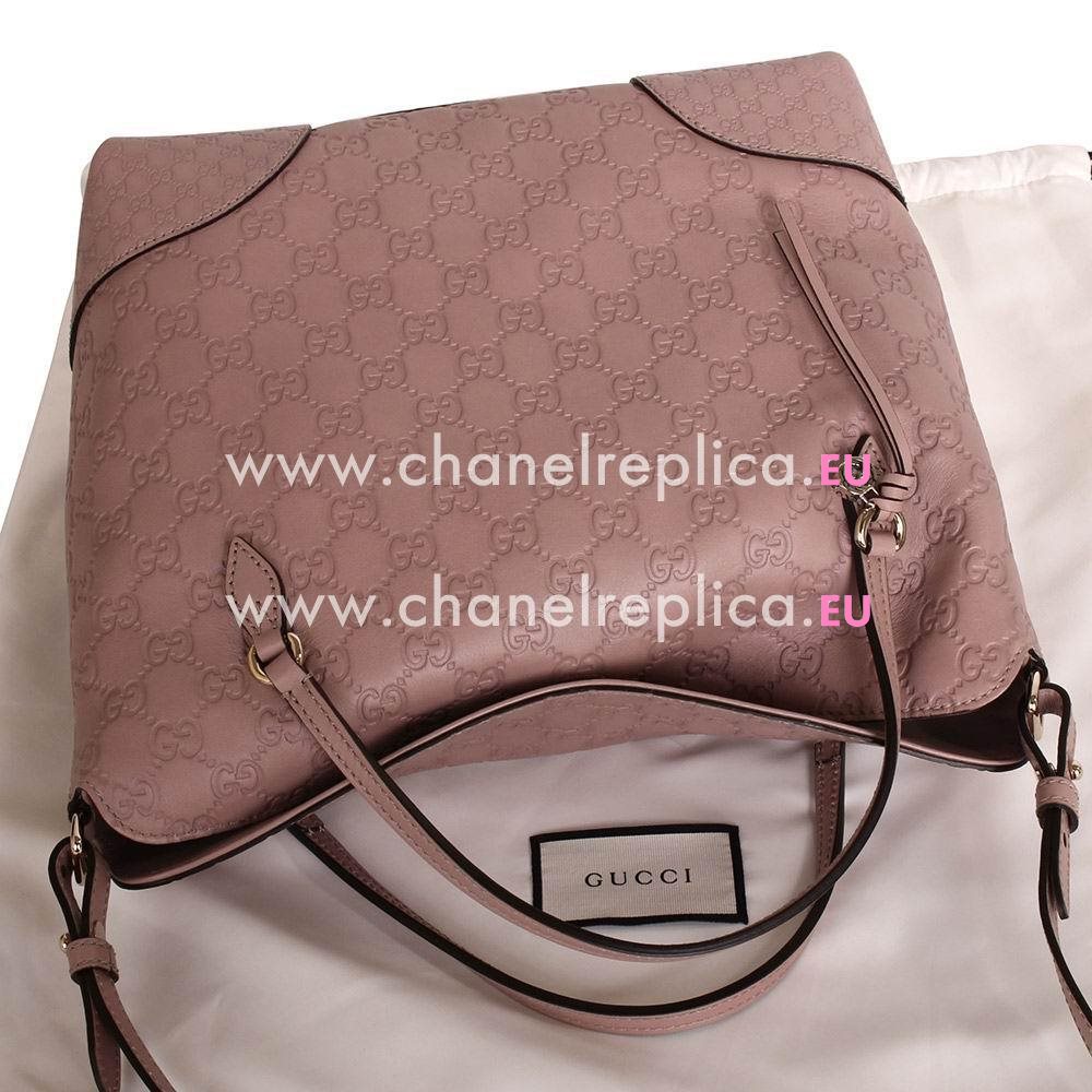 Gucci Emily Guccissima GG Calfskin Bag In Pink G559440