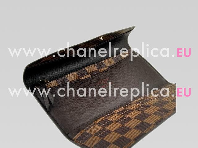 Louis Vuitton Damier Ebene Canvas Josephine Wallet N63018