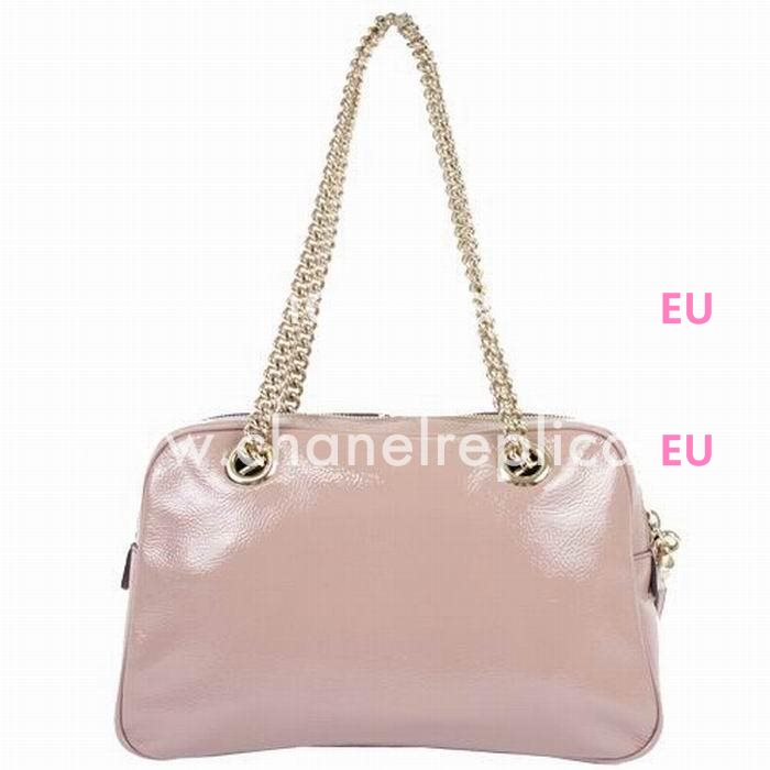 Gucci Soho GG Calfskin Shoulder Bag Pink G5355287