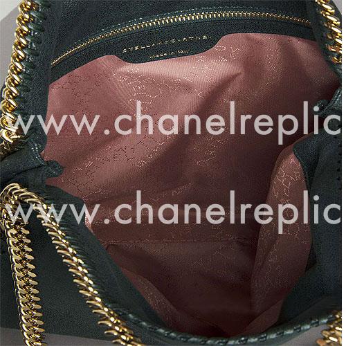 Stella McCartney Falabella Tote Medium Gold Chain Bag Dark Green S838661