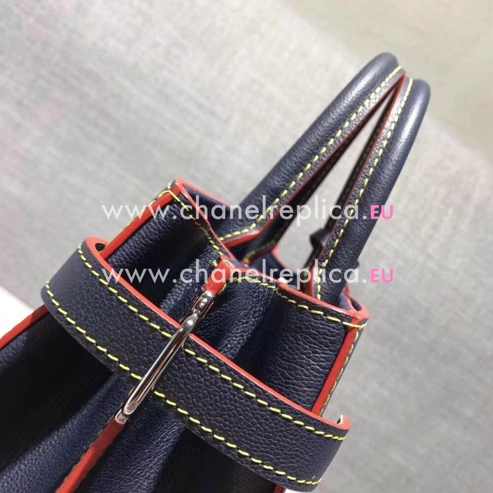 Replica Louis Vuitton Epi Leather Twist Tote Bag Indigo M54980