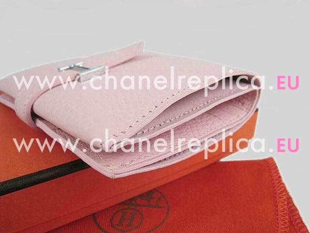 Hermes Classic Clemence Beant Purse In PINK H0006G