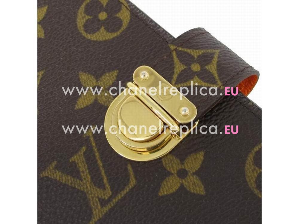 Louis Vuitton Monogram Koala Agenda Orange PM R21015