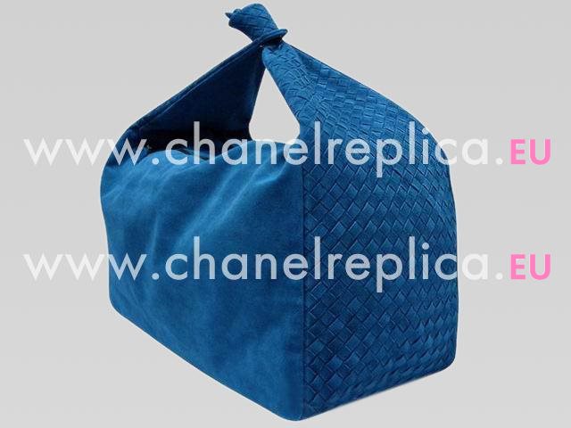 Bottega Veneta Intrecciato Nappa Weave Large Veneta Blue BVb014