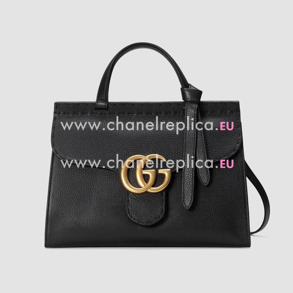 Gucci GG Marmont leather top handle Bag 421890 A7M0T 1000