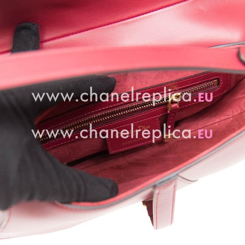 Christian Dior Saddle Bag In Red Calfskin M0446CWGHM41R