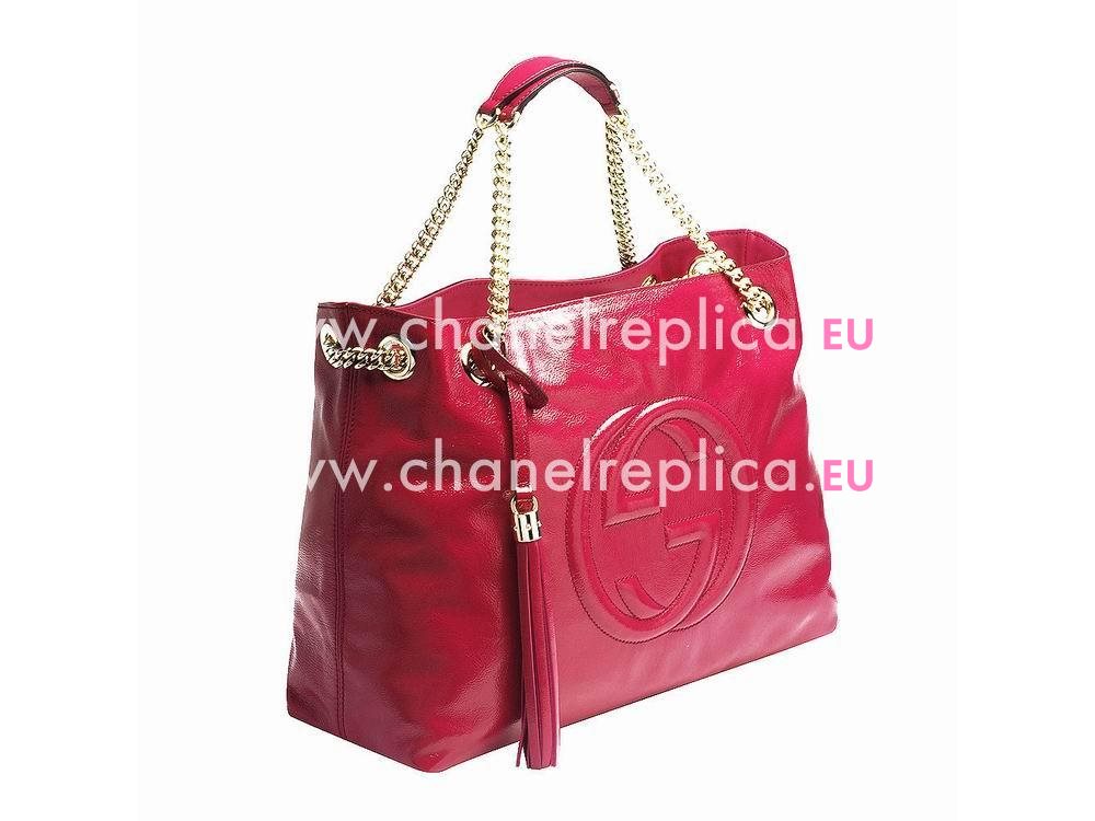 Gucci Soho GG Calfskin Bag Peach Pink G596864