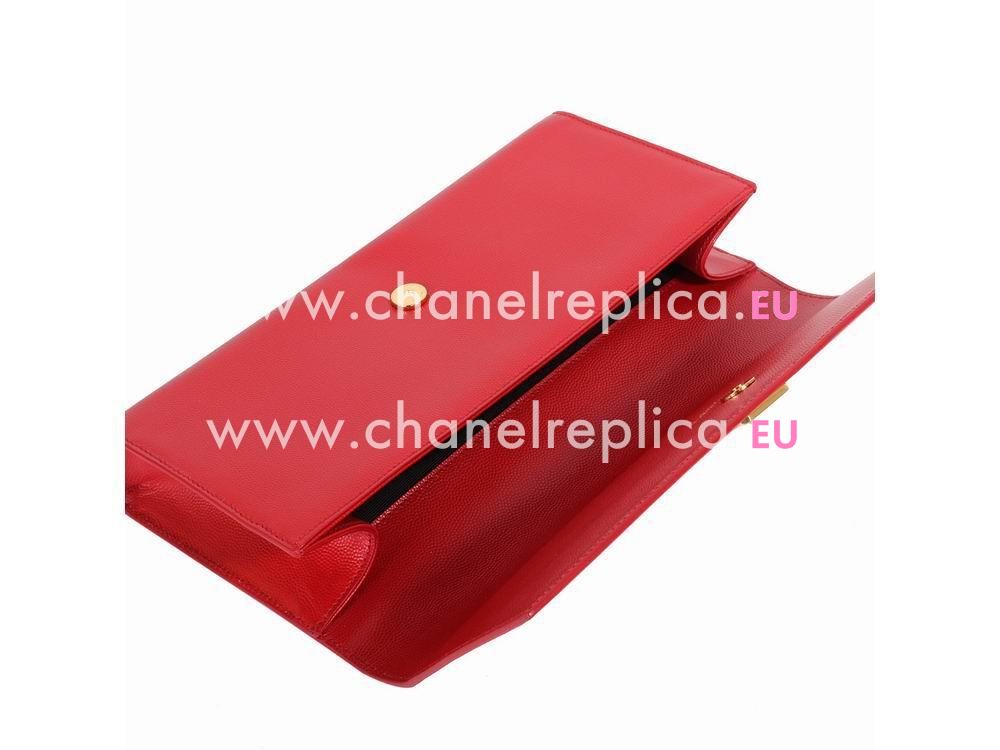 YSL Saint Leather Paris Y Calfskin Wallets In Red YSL5236557