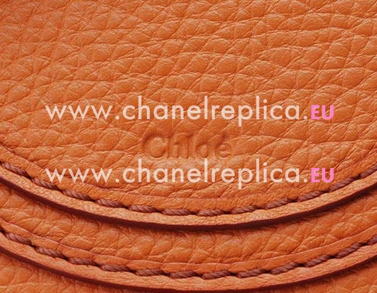 CHLOE Nano Marcie Calfskin Saddle Bag Light Caramel C446887
