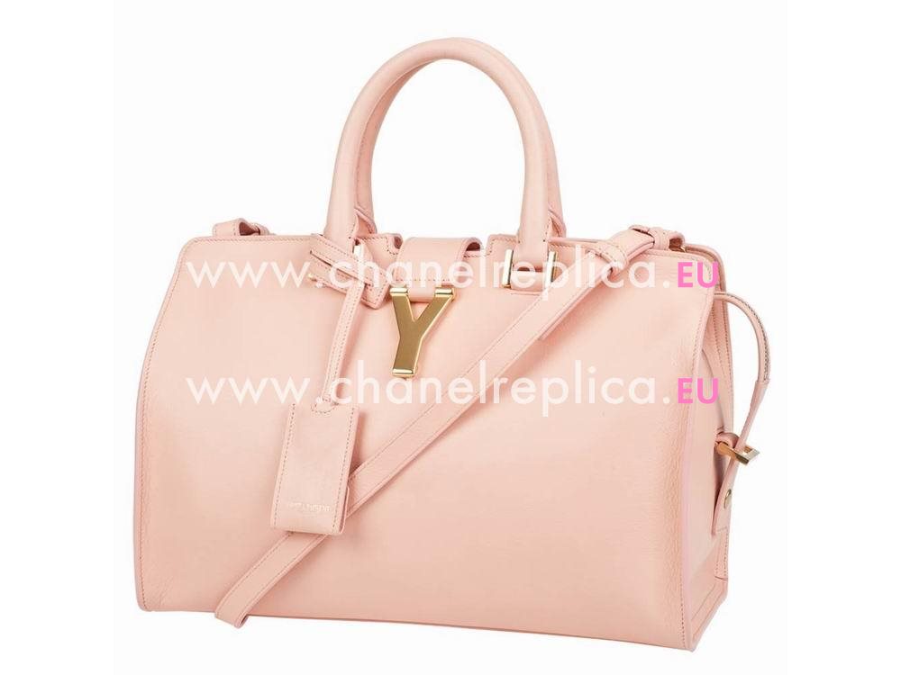 YSL Petit Cabas Chyc Y Calfskin Doctor Small Bag Light Pink YSL487638