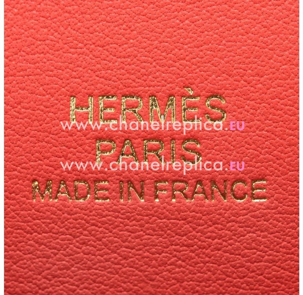 Hermes Capucine Mini Kelly Pochette Swift Leather With Gold Hardware HK1022HCS