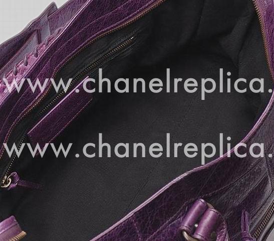 Balenciaga Part-Time Small Stud Bag Purple 168028PU