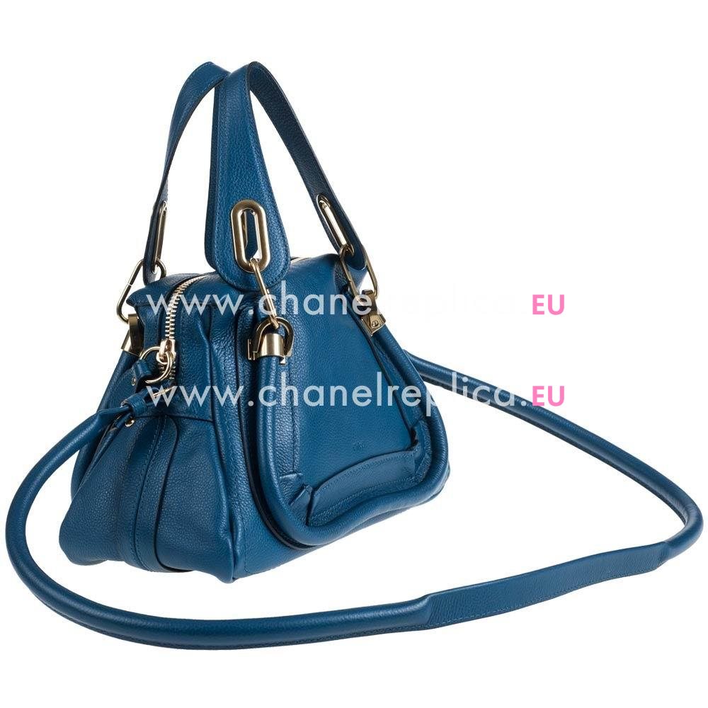 Chloe It Bag Party Caviar Calfskin Bag In Sea Blue C5810492