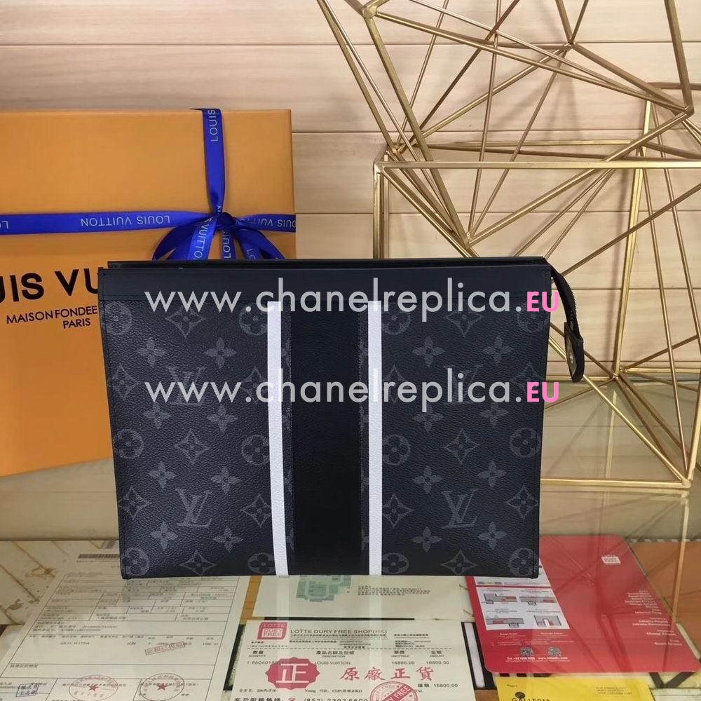 Louis Vuitton Pochette Voyage Monogram Eclipse Flash Bag M64440