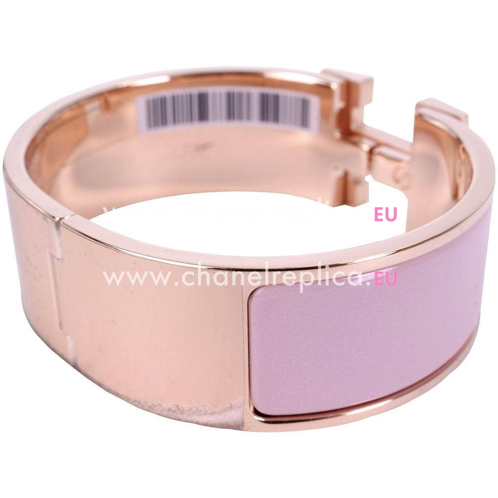 Hermes Clic Clac H R-Bracelet PM Light Pink/Rose Gold H7021701