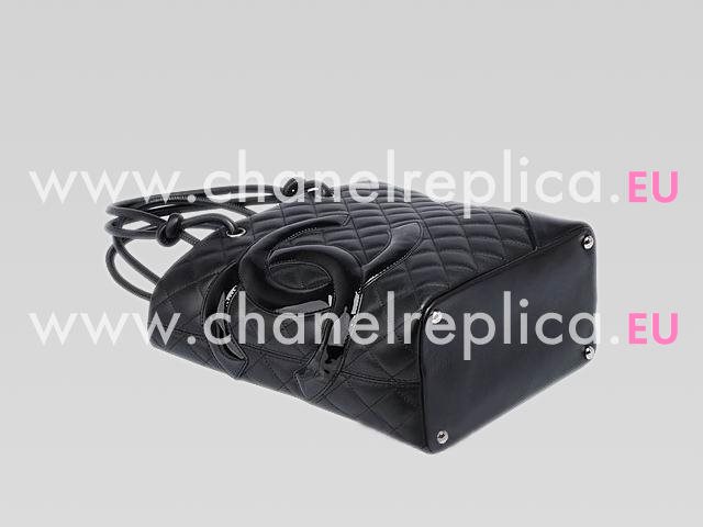 Chanel Kanbonrain Midiamutoto Bag Black/Black A25167-5