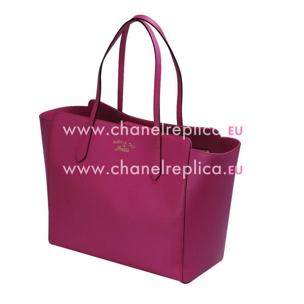 Gucci Swing Caviar Calfskin Leather Bag In Purple Red G5456969