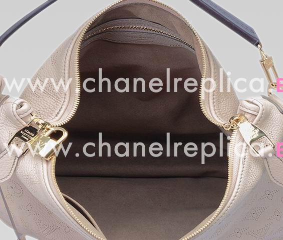 Louis Vuitton Monogram Mahina Leather Selene MM Pink M97141