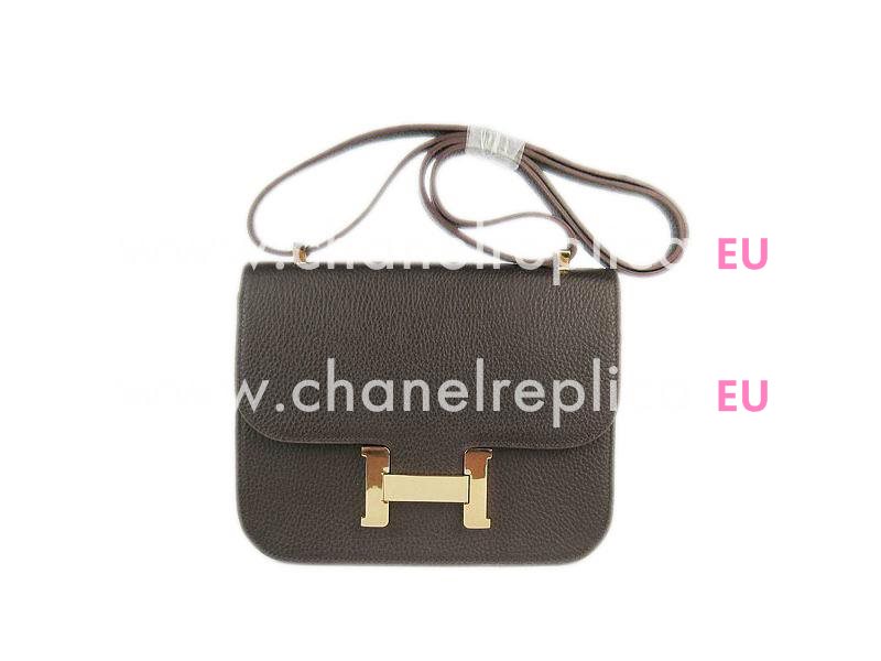 Hermes Constance Bag Micro Mini Deep Coffee(Gold) H1017DCG