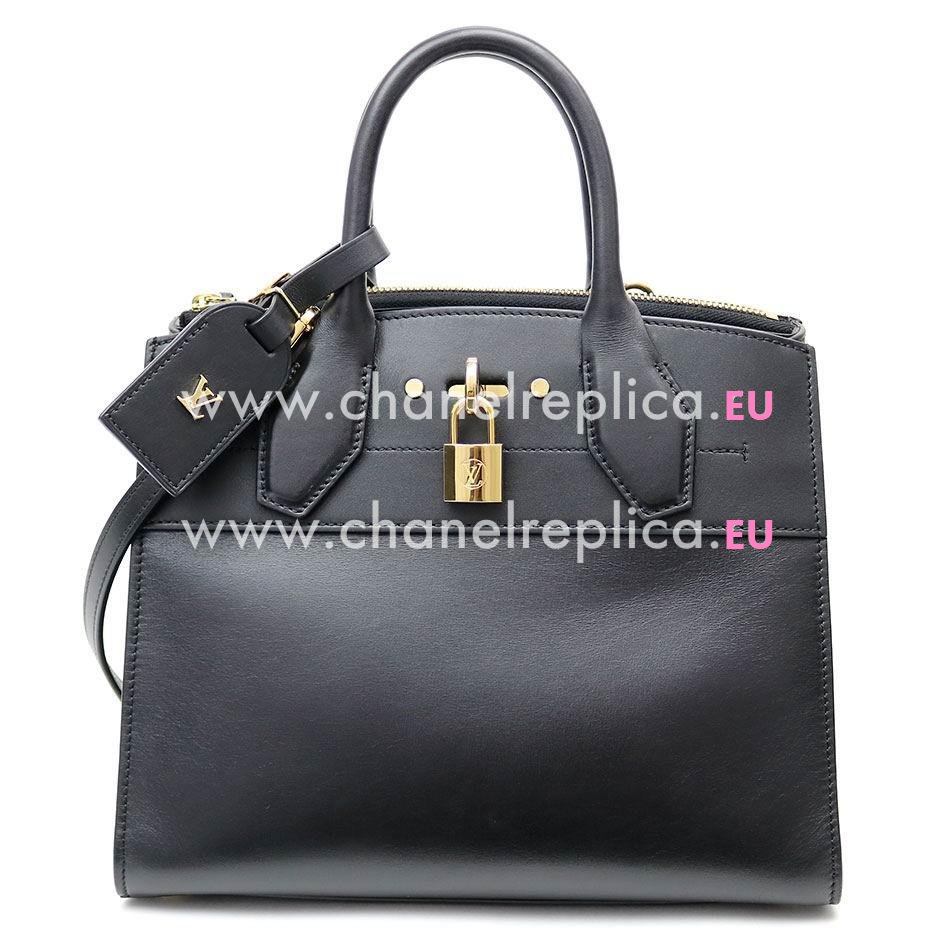 Louis Vuitton Veau Satin Leather City Steamer PM M51028