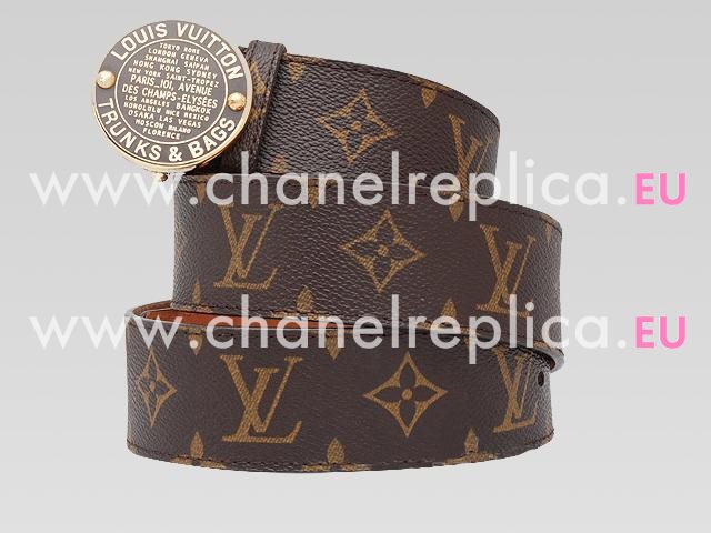 Louis Vuitton Monogram Canvas Trunks&Bag Belt M6975S